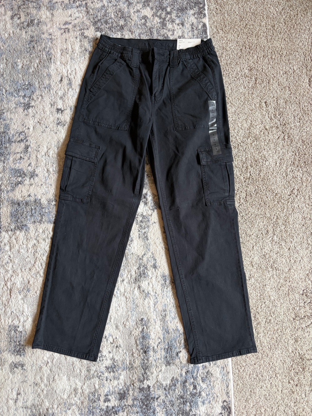 American Eagle Outfitters Black Cargo Pants